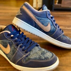 Air Jordan 1 Low SE Denim Size 11 Pre-Owned
